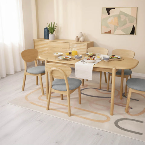 Runway Small Light Oak 62" - Dining Table LH