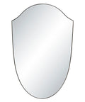Reims Aged Brass Modern Wall Mirror-1