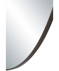 Reims Aged Brass Modern Wall Mirror-3