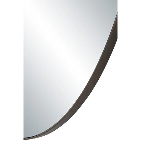 Reims Aged Brass Modern Wall Mirror-3