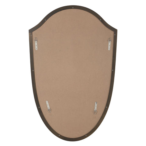 Reims Aged Brass Modern Wall Mirror-4