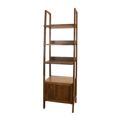 Remix Solid Acacia Wood Bookcase-1