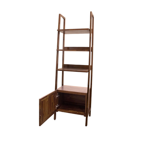 Remix Solid Acacia Wood Bookcase-5