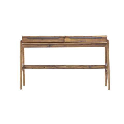 Remix Solid Acacia Wood Desk-1