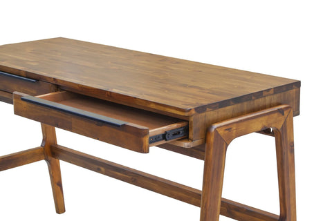 Remix Solid Acacia Wood Desk-4