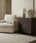 Rhett Reclaimed Wood 3-Drawer Accent Cabinet 