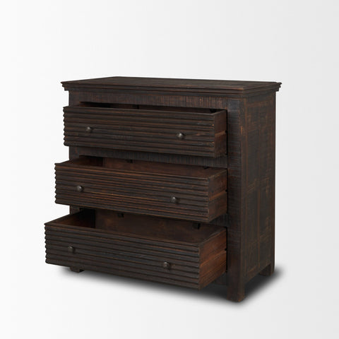 Rhett Reclaimed Wood 3-Drawer Accent Cabinet -3