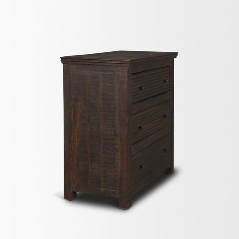 Rhett Reclaimed Wood 3-Drawer Accent Cabinet -5