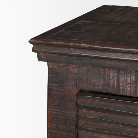 Rhett Reclaimed Wood 3-Drawer Accent Cabinet -6