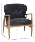 Rhodes Inkwell Fabric Accent Chair-5