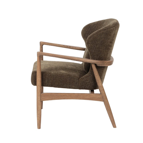 Rhodes Nettle Green Fabric Accent Chair-3