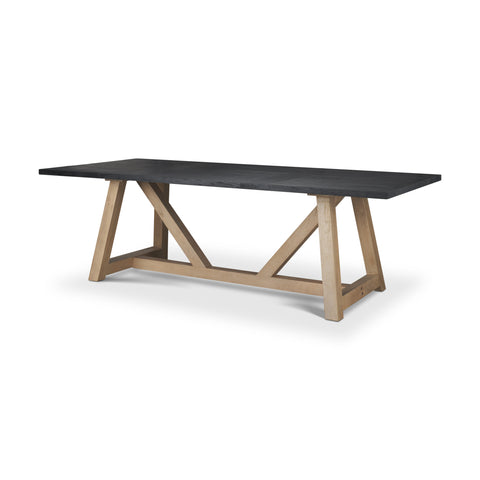Rialto 96" Two-Tone Mango Wood Dining Table -1