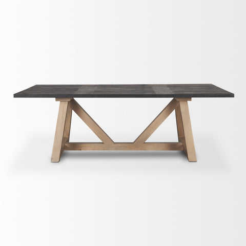 Rialto 96" Two-Tone Mango Wood Dining Table -2