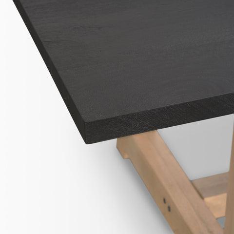 Rialto 96" Two-Tone Mango Wood Dining Table -4