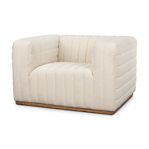 Ricciardo Cream Boucle Accent Chair-1