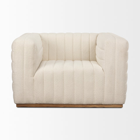 Ricciardo Cream Boucle Accent Chair-2