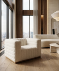 Ricciardo Cream Boucle Accent Chair