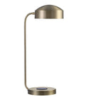 Riesco Antique Brushed Brass Desk Lamp-1