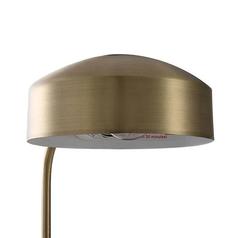 Riesco Antique Brushed Brass Desk Lamp-2
