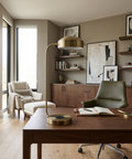 Riesco Antique Brushed Brass Desk Lamp