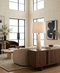 Rima White Onyx Table Lamp