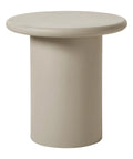 Riya Matte Cream Textured End Table-1