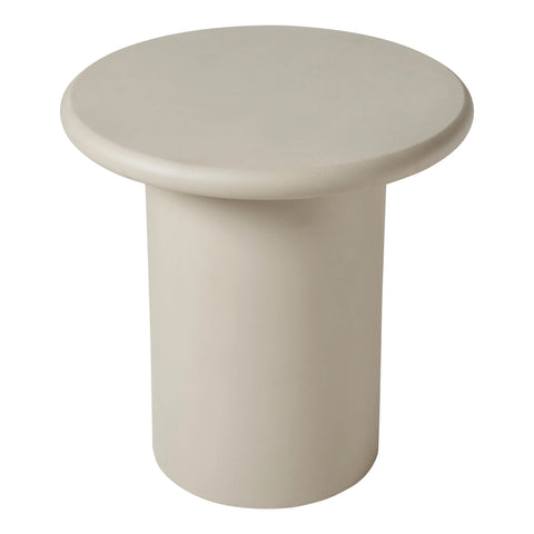 Riya Matte Cream Textured End Table-2