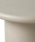 Riya Matte Cream Textured End Table-4