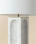 Rohe White Banswara Marble Table Lamp-3