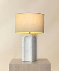 Rohe White Banswara Marble Table Lamp-4