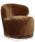 Rollo Bronze Velvet Accent Chair-5