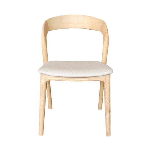 Rotondo Natural Modern Upholstered Dining Chair-1