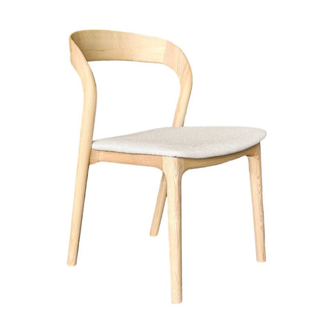 Rotondo Natural Modern Upholstered Dining Chair-2