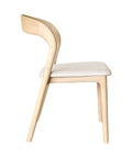 Rotondo Natural Modern Upholstered Dining Chair-3