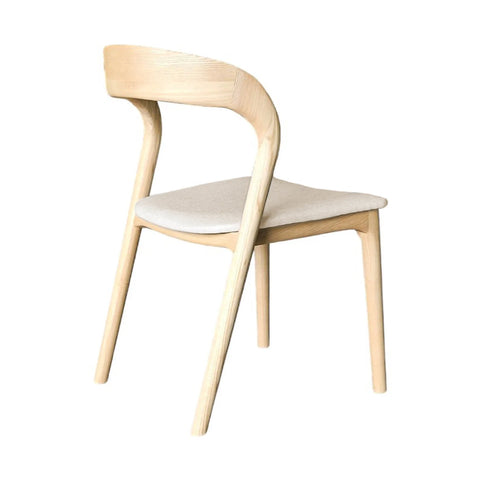 Rotondo Natural Modern Upholstered Dining Chair-4