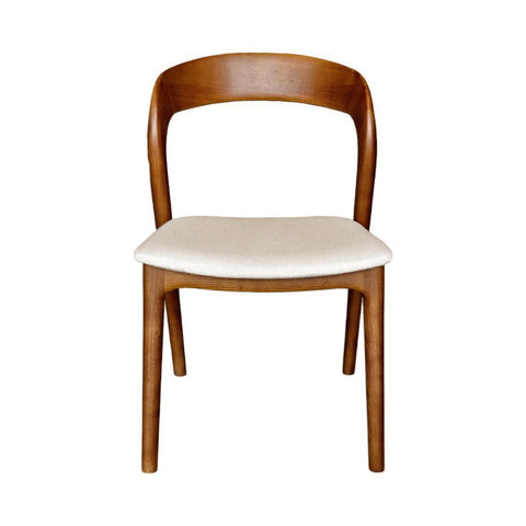 Rotondo Walnut Modern Upholstered Dining Chair-1