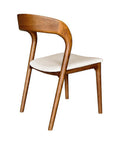 Rotondo Walnut Modern Upholstered Dining Chair-4