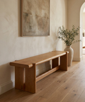 Rowan Light Brown Oak Veneer Bench 