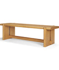 Rowan Light Brown Oak Veneer Bench -1