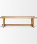 Rowan Light Brown Oak Veneer Bench -2
