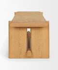 Rowan Light Brown Oak Veneer Bench -3