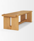 Rowan Light Brown Oak Veneer Bench -4