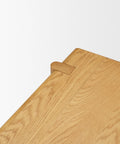 Rowan Light Brown Oak Veneer Bench -5