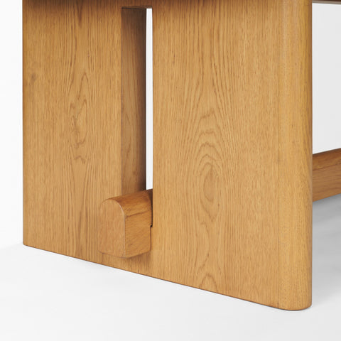 Rowan Light Brown Oak Veneer Bench -7