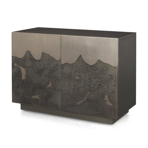 Roxdale Acid-Washed Iron Accent Cabinet -1