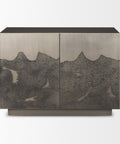 Roxdale Acid-Washed Iron Accent Cabinet -2