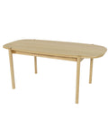 Runway Light Oak Solid Oak Dining Table-4