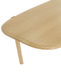 Runway Light Oak Solid Oak Dining Table-6