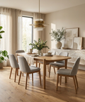 Runway Light Oak Solid Oak Dining Table