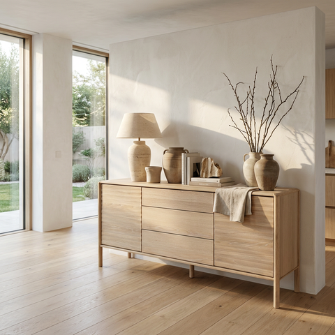 light oak sideboard cabinet